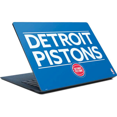 NBA Detroit Pistons Standard - Blue Surface Laptop Skin